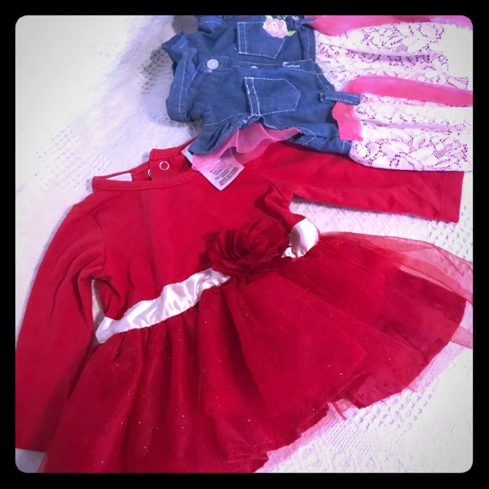 Two beautiful baby dresses 3 months old